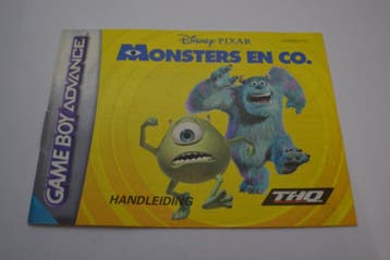 Monsters en Co (GBA HOL MANUAL), Verzenden, Zo goed als nieuw