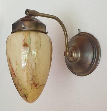 Wandlamp - Opaline glas