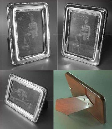 Fotolijst (3) - Drie portretlijsten fotolijst 925 sterling