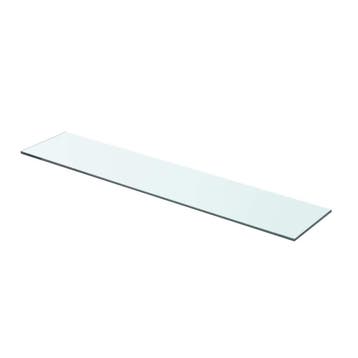 vidaXL Wandschap transparant 70x15 cm glas, Verzenden, Nieuw