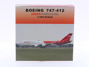 Schaal 1:500 NetModels BLFA500 Oasis Hong Kong Boeing 747..., Hobby en Vrije tijd, Ophalen of Verzenden, Gebruikt