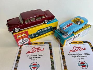 Corgi Toys 1:43 - Modelauto (2) - Mercedes-Benz 600 Pullman,, Nieuw