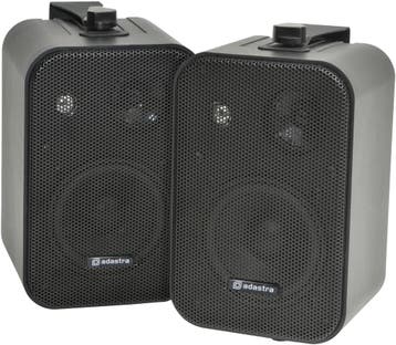 Adastra B30V-B 100v Paar Luidsprekers 4 Inch Zwart, Audio, Tv en Foto, Luidsprekers, Verzenden, Nieuw, Overige typen, Overige merken
