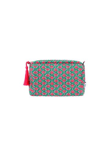 Goudlief Bloemen make-uptas (Make-uptassen, Accessoires), Verzenden, Nieuw, Roze