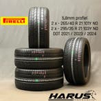 265/40/21 295/35/21 N0 Pirelli zomerbanden 5,8mm profiel 4X, Gebruikt, 295 mm, Band(en), Personenwagen