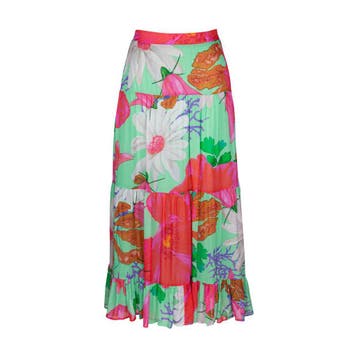 Frogbox • maxi rok met bloemen • 36, Kleding | Dames, Rokken, Princess goes Hollywood, Verzenden, Nieuw, Maat 36 (S)