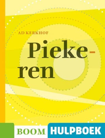 Piekeren / Boom Hulpboek - A. Kerkhof 9789085064695, Verzenden, Gelezen, A. Kerkhof