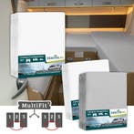 Textielpakket Camper lengtebedden met midden matras - 2, Verzenden, Nieuw, Wit