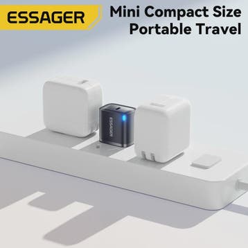 Essager Mini 30W Snellader Type C PD QC3.0 voor iPhone, Sams, Verzenden, Nieuw