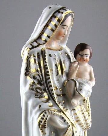 Vieux Bruxelles - Beeldje - Virgin Mary and Child -