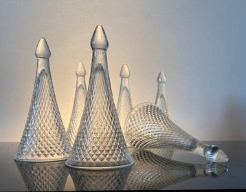 Henri Maire - Drinkset (8) - Art Deco coupes - Trinquette