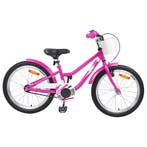 vidaXL Kinderfiets 18 Inch voor 5-7 jaar Donkerroze, Fietsen en Brommers, Fietsen | Racefietsen, Verzenden, Nieuw