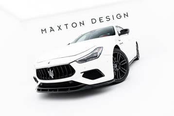 Voorspoiler Maserati Ghibli Modena Mk3 Facelift Maxton, Ophalen of Verzenden, Nieuw
