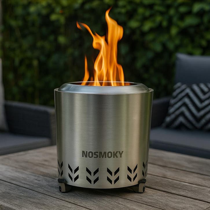 Rookvrije vuurkorf NoSmoky maat S - Nu lentedeal tot -25,-, Tuin en Terras, Vuurkorven, Vuurkorf, Nieuw, Verzenden