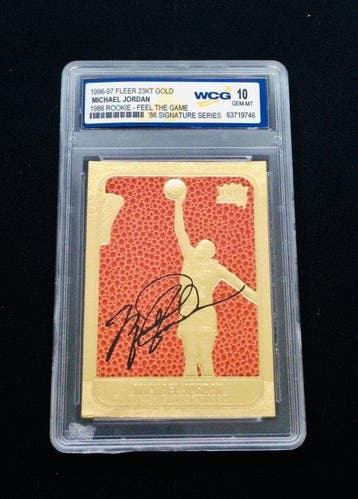 1996/97 Fleer Michael Jordan 1986 Rookie - Gold Card ( 24K ), Nieuw