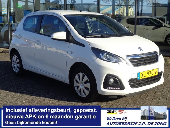 Peugeot 108 1.0 E-vti AUTOMAAT Airco Bluetooth Zuinig NLauto, Auto's, Peugeot, Origineel Nederlands, Dealer onderhouden, Onderhoudsboekje