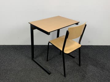 Gispen Schoolsetje Tafel + Stoel, Huis en Inrichting, Ophalen of Verzenden, Gebruikt