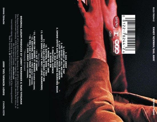 Randy Newman - Sail Away - CD, Cd's en Dvd's, Cd's | Overige Cd's, Verzenden