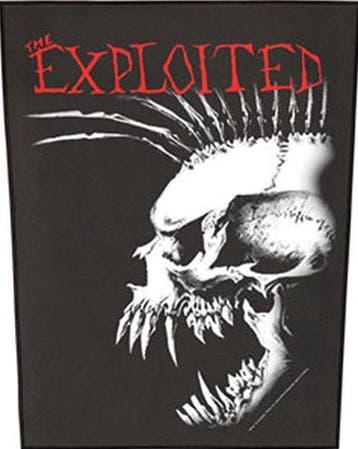 The Exploited Bastard Skull Backpatch officiële merchandise, Ophalen of Verzenden, Nieuw, Kleding