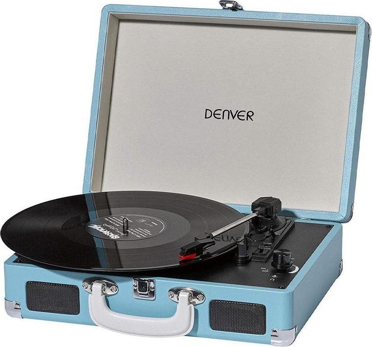 2dekans | Denver Platenspeler - Ingebouwde Speakers - Incl., Audio, Tv en Foto, Radio's, Nieuw, Ophalen of Verzenden