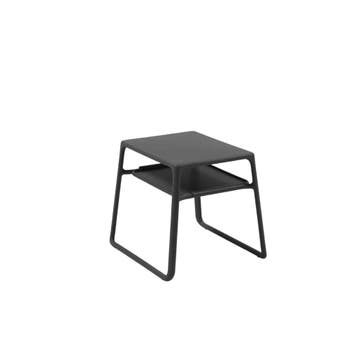 Nardi Pop Bijzettafel antraciet - Tuintafel 44x39,5x38,5cm, Tuin en Terras, Tuintafels, Nieuw