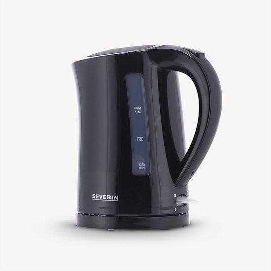 Severin WK 3498 - Waterkoker Select Black ( verpakking be..., Witgoed en Apparatuur, Waterkokers, Verzenden