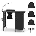 LIVSK Manicuretafel met Afzuigventilator - 4 Lades - Verstel, Verzenden, Nieuw