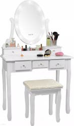 Bruidskaptafel LED Wit | 75cm | Nieuw | Scherpe Prijs, Ophalen of Verzenden, Nieuw, Moderne stijl