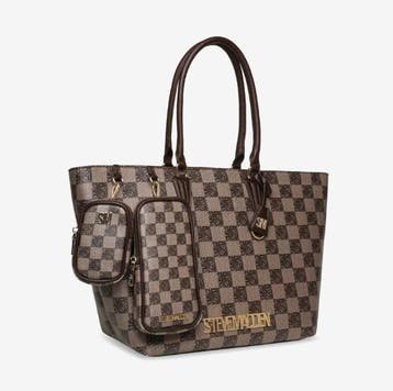 Steve Madden - Bjude-7 Chocolate, Sieraden, Tassen en Uiterlijk, Tassen | Damestassen, Verzenden, Nieuw