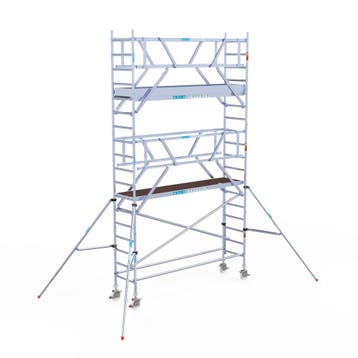 Rolsteiger Professional 75x305 6,2m werkhoogte vrijstaand, Doe-het-zelf en Verbouw, Verzenden, Nieuw, Rolsteiger of Kamersteiger