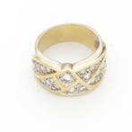 Ring - 18 karaat Geel goud - 1.36ct. tw. Diamant, Nieuw