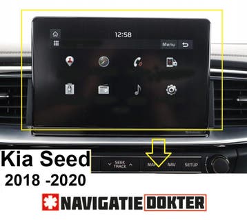 Kia Ceed 2018 navigatie reparatie met originele onderdelen, Auto diversen, Autonavigatie, Nieuw