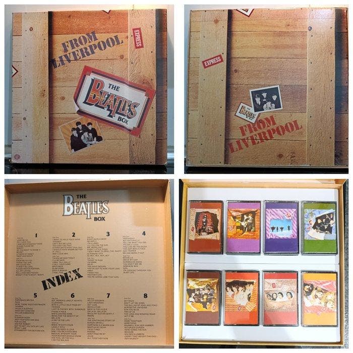 Beatles - The Beatles Box cassette From Liberpool - Diverse, Cd's en Dvd's, Vinyl Singles