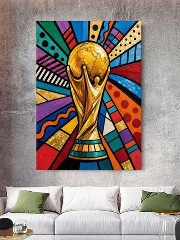 Shayer - World Cup – The Trophy of Dreams - XL - 60x80cm -, Verzamelen, Nieuw