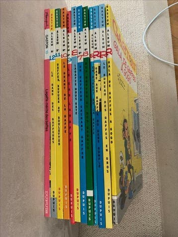 Gaston - 12x C - EO/Ré - 12 Album - 1973/1979, Boeken, Nieuw