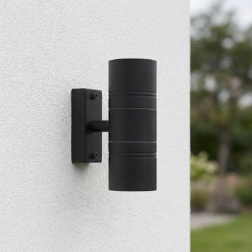 Led Buiten spot 2 x GU10 fitting | IP44 | Fez, Ophalen of Verzenden, Nieuw, Metaal