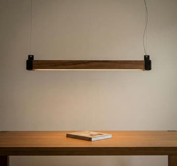 Houten hanglamp 125 - Bright light, 75 cm of meer, Hout, Nieuw, Vintish stijl