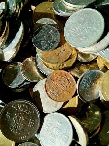 België. 400+ vintage coins. Varied lot. (Zonder