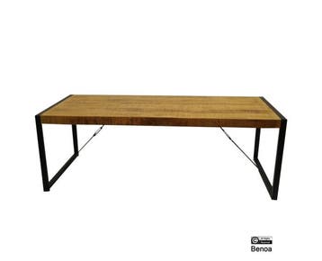 Eettafel Britt mangohout 140x80 cm - Naturel, Huis en Inrichting, Ophalen of Verzenden, Nieuw