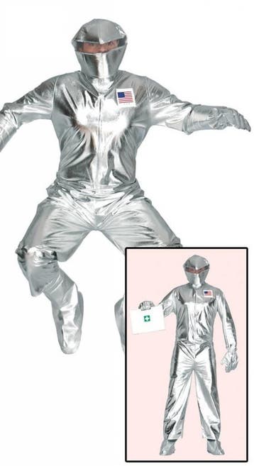 Amerikaanse Astronaut kostuum zilver, Kleding | Heren, Carnavalskleding en Feestkleding, Ophalen of Verzenden, Nieuw