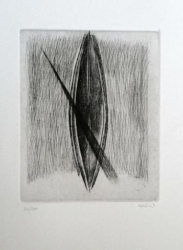 Nunzio Di Stefano (1954) - Acquaforte e punta secca 1985, Antiek en Kunst
