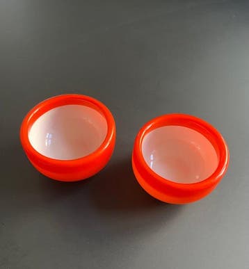 Holmegaard - Michael Bang - Kom (2) - Palet - Glas - Set van