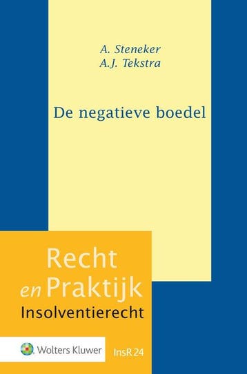 9789013163278 De negatieve boedel A. Steneker, Verzenden, Nieuw, A. Steneker