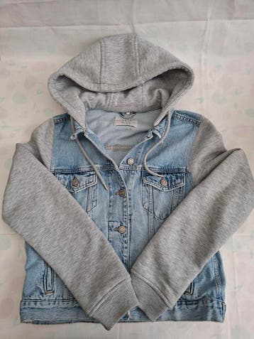 Anti Blue Spijkerjas met capuchon, Kleding | Dames, Jassen | Zomer, Anti Blue, Zo goed als nieuw, Maat 42/44 (L), Blauw