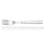 RÖR Solingen Luxe Vork 19cm met met Parelmoerkleurig Heft.., Ophalen of Verzenden, Nieuw, Rvs of Chroom, Los bestek