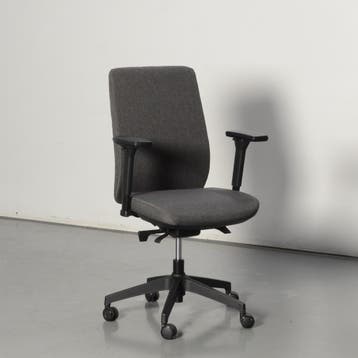 Officenow bureaustoel, grijs, 3D armleggers, Ophalen of Verzenden, Nieuw in verpakking