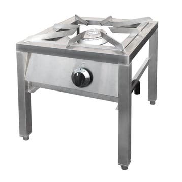 GGM Gastro | hokker gas - 500x500x510mm - 10,0 kW - 1 pits |, Verzenden, Nieuw, Inbouw