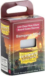 Dragon Shield Board Games Sleeves Non Glare - European Mini, Verzenden, Nieuw