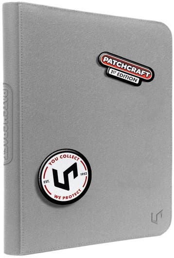 Ultra Pro - Patchcraft Zippered 9-Pocket Pro-Binder Gray |, Verzenden, Nieuw