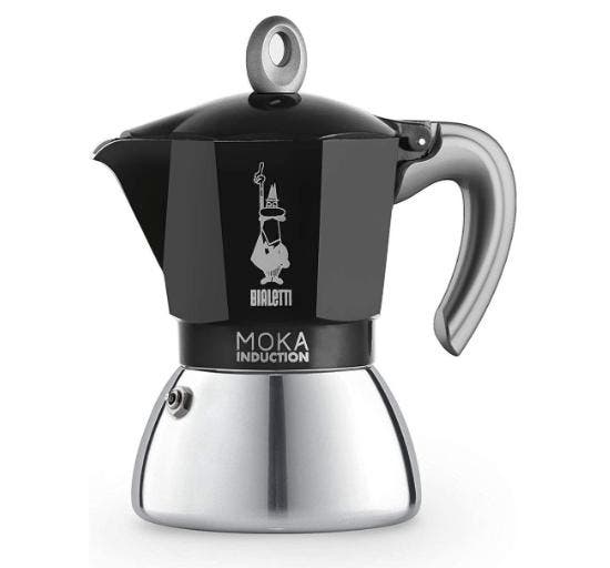 Bialetti Moka Induction - Percolator - Zwart - 6 kops, Witgoed en Apparatuur, Koffiezetapparaten